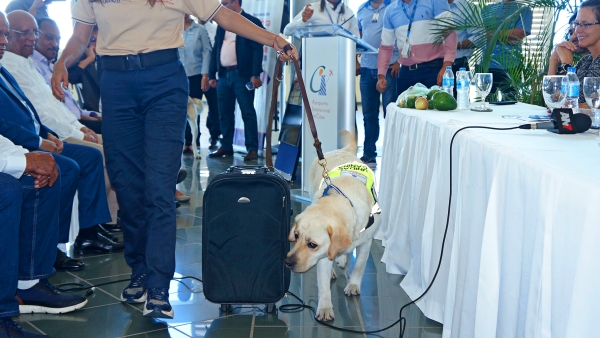 Ganadería, Agricultura y OIRSA refuerzan Unidad Canina de Cuarentena en aeropuertos